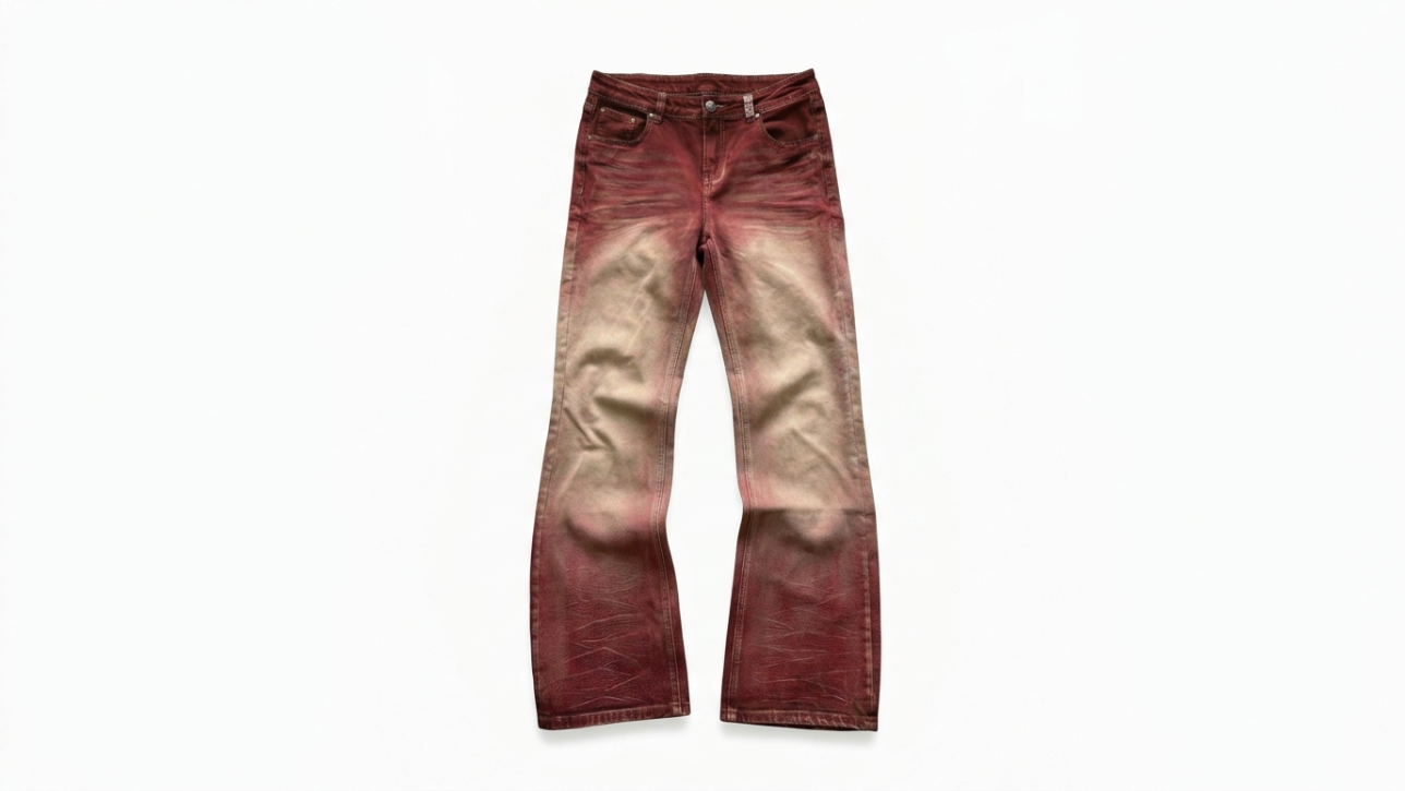 "Sea of Blood" Bootcut Denim